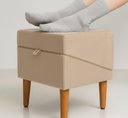 Ver imagem 3 de Puff Rampa Pet Antiderrapante, Tecido Suede.
