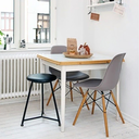 Ver imagem 6 de Cadeira Eames Cinza - Base Madeira Natural