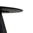 Ver imagem 6 de Mesa de Jantar Cone Lazo Oval 140x90 Cm Tampo Ébano Base Ébano Preto