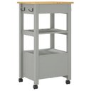 Ver imagem 2 de Carrinho de Churrasco 1 + 1 Gaveta +1 Prateleira 100% Madeira Maciça