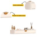 Ver mais imagens de Aparador Suspenso Curvo Buriti para Sala de Estar