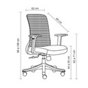Ver mais imagens de Kit 4 Cadeiras para Escritório Diretor Office NR17 Boston Preto Rivatti