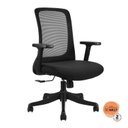 Ver imagem 3 de Kit 4 Cadeiras para Escritório Diretor Office NR17 Boston Preto Rivatti