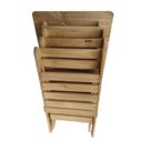 Ver imagem 5 de Kit Mesa Madeira Pinus e 4 Cadeiras Dobrável - Volpato