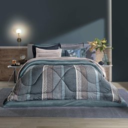 Edredom Plush Inove Estampado Casal Queen Cor:Bristol - 2