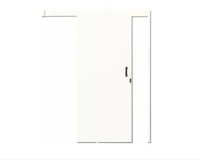 Porta Correr Branca 90x210 C/kit Completa