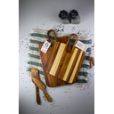 Ver imagem 2 de Tábua de Corte Nobre P – Madeira de Teca 34x25x2cm