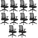 Ver imagem 1 de Kit 10 Cadeiras para Escritório Diretor Office Nr17 Boston