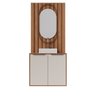 Conjunto de Banheiro Completo com Armário 80cm Painel Ripado Cuba e Espelheira Elis Yescasa - 10