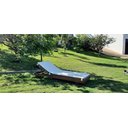 Ver imagem 6 de Colchonete em Tecido Acquablock Branco Cru, Almofada para Espreguiçadeira Piscina 184x64x3