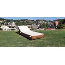 Ver imagem 5 de Colchonete em Tecido Acquablock Branco Cru, Almofada para Espreguiçadeira Piscina 184x64x3