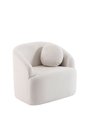 Ver imagem 2 de Poltrona Lua Boucle Off White - Ooca Móveis