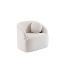 Ver imagem 2 de Poltrona Lua Boucle Off White - Ooca Móveis