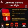 Lanterna Traseira Marmita Lorben com Vigia 34 Led Caminhão Unidade - 6