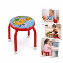 Ver imagem 4 de Banqueta Infantil Cadeira Degrau Multiuso Estudos Lanche Quarto Penteadeira Meninas Vermelho