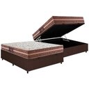 Ver imagem 1 de Colchão Herval Besmont 20 DF+Baú Brown 138x188
