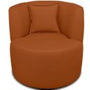 Ver imagem 4 de Poltrona Orgânica Decorativa Courino Macio para Sala Maranata