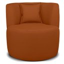 Ver imagem 1 de Poltrona Orgânica Decorativa Courino Macio para Sala Maranata