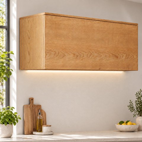 Armário Aéreo 1 Porta Basculante 80cm Cinamomo