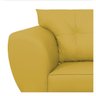 Sofá 2 Lugares Tulipa Suede Amarelo - Amarena Móveis - 5