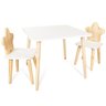 Kit Mesa e 2 Cadeiras Infantil Estrela - Pinus - 1