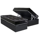 Ver imagem 1 de Cama Box Baú Solteiro + Colchão Anatômico Kappesberg D28 Anatã´mico Onix + Base Crc Corano Gray