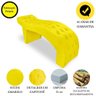 Maca Estofada Capitonê Clínica Salão Estética Suede Eduarda:amarelo - 4