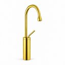 Ver imagem 2 de Torneira Monocomando Capri Dourada Aço Inox 304 Goldenx Luxo