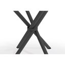 Ver imagem 4 de Mesa de Sala Jantar Volga C/ Tampo de Vidro Quadrado 90cm Preto - Kappesberg