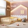 Cama Montessoriana Giulia Solteiro e moldura com Led Casatema - 1