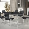 Conjunto Sala de Jantar Mesa Retangular com 6 Cadeiras Natani - 1