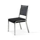 Ver imagem 7 de Conjunto Sala de Jantar Mesa Retangular com 6 Cadeiras Natani Yescasa Cromado/Preto
