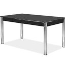 Ver imagem 6 de Conjunto Sala de Jantar Mesa Retangular com 6 Cadeiras Natani Yescasa Cromado/Preto