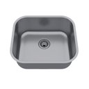 Ver imagem 1 de Cuba de Inox para Cozinha N3 40x34x11cm com Válvula Ghel Plus Cinza Ghelplus