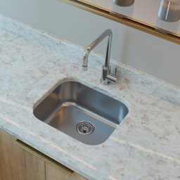 Cuba de Inox para Cozinha N3 40x34x14cm com Válvula Ghel Plus - 1