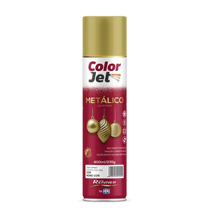 Tinta Spray Metálico 400ml Color Jet Renner Azul