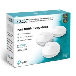 Kit 3 Roteador Wifi Tp-link Rede Mesh Ac1300 Mbps Deco-m5 - 5