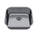 Ver imagem 1 de Cuba de Inox para Cozinha N3 40x34x17cm Polida com Válvula Ghel Plus Incolor/Cinza Ghelplus