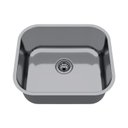 Ver imagem 1 de Cuba de Inox para Cozinha N3 40x34x18cm Alto Brilho com Válvula Ghel Plus Incolor/Cinza Ghelplus