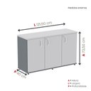 Ver imagem 4 de Armário para Escritório 3 Portas Credenza