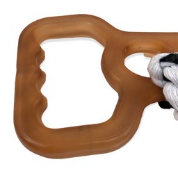 Brinquedo Puxador Para Cães Cristal Com Corda: Vermelho - 3