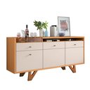 Ver imagem 5 de Buffet Aparador Decorativo Noeli com Bandeja Lateral Cinamomo/off White G26 - Gran Belo