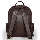 Ver imagem 2 de Mochila de Couro Legítimo para Notebook Grande Espaçosa