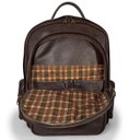 Ver imagem 5 de Mochila de Couro Legítimo para Notebook Grande Espaçosa