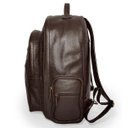 Ver imagem 3 de Mochila de Couro Legítimo para Notebook Grande Espaçosa