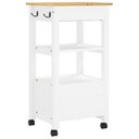 Ver imagem 2 de Carrinho de Churrasco 1+1 Gaveta+1 Prateleira Madeira de Pinus