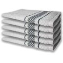 Ver imagem 4 de 10 Panos de Prato Atoalhado Felpudo Premium 5 Vermelho 5 Preto