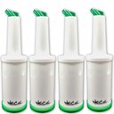 Ver imagem 1 de Kit 4 Garrafa Storen Pour 1l Verde Weck Mixologista Licores Caldas Bar Drink