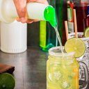 Ver imagem 6 de Kit 4 Garrafa Storen Pour 1l Verde Weck Mixologista Licores Caldas Bar Drink