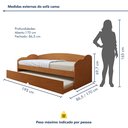 Ver imagem 3 de Bicama Solteiro Infantil Liz